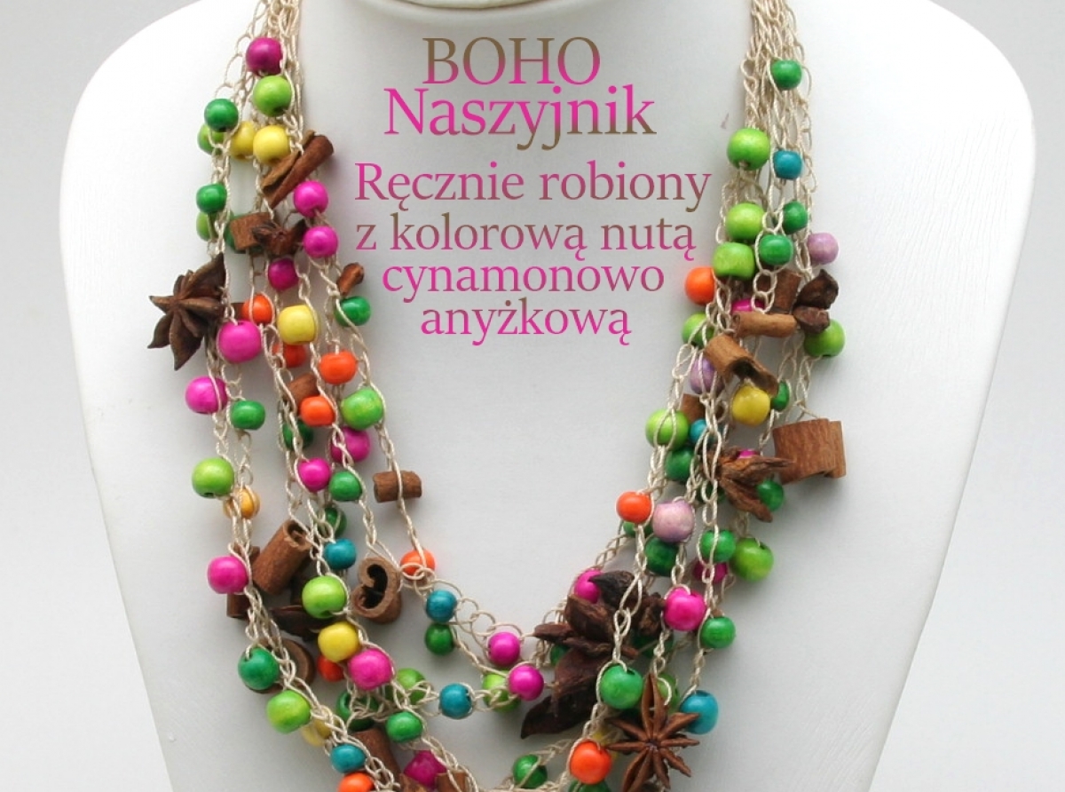 Boho biżuteria ręcznie robiona