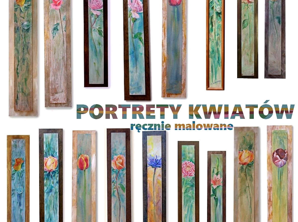 Natura zawsze modna – ręcznie malowane, kwiatowe obrazy w Twoim domu 