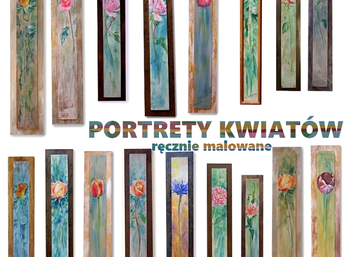 Natura zawsze modna – ręcznie malowane, kwiatowe obrazy w Twoim domu 
