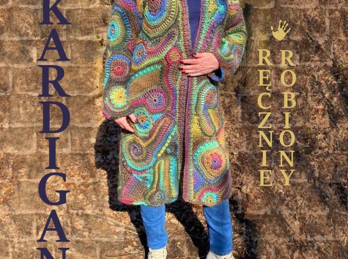 Kreatywność i indywidualizm wełną malowane – ubrania ręcznie robione