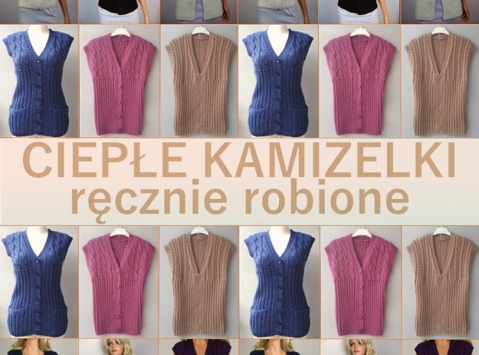 Ręcznie robiona kamizelka to must have dla babci i dziadka 