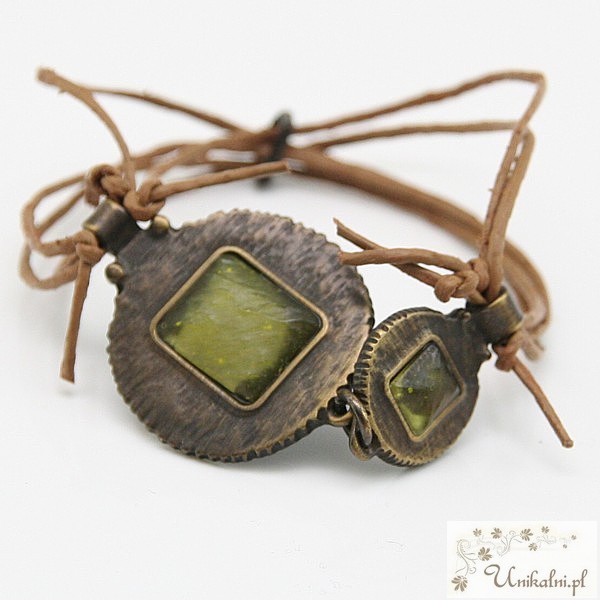 bransoletka ze skory recznie robiona 64