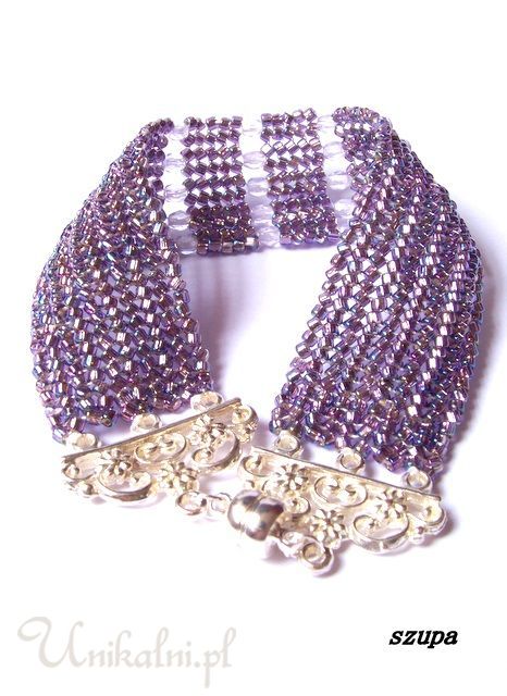 bransoletka recznie robiona Very Peri unikalni pl