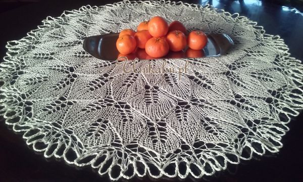 obrus recznie robiony na drutach unikalni pl 1