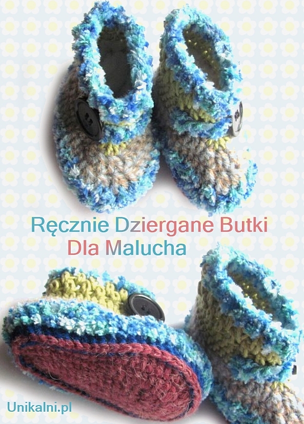 buciki skarpetki recznie dziergane dla dzieci unikalni pl
