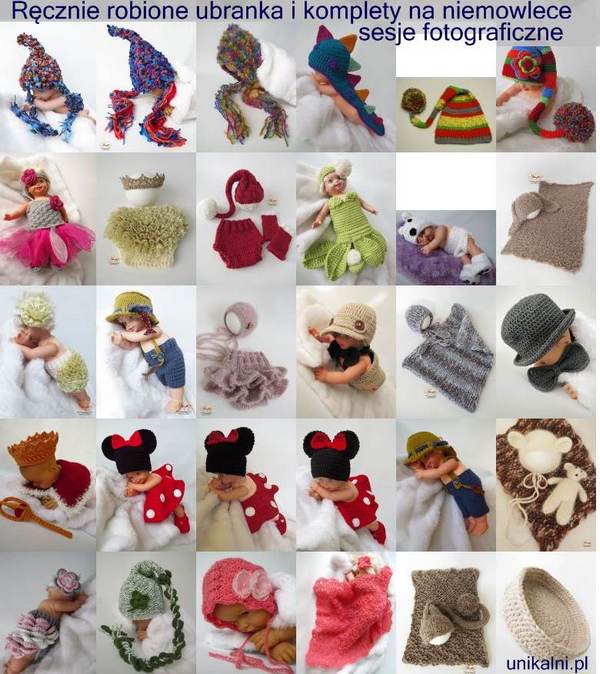 Recznie robione ubranka do sesji foto unikalni pl