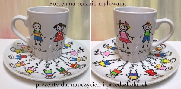 dzien nauczyciela recznie malowane prace na zamowienie porcelana unikalni pl