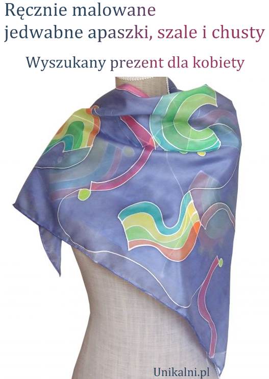 apaszki szale chusty jedwab recznie malowany prezent biznesowy unikalni pl