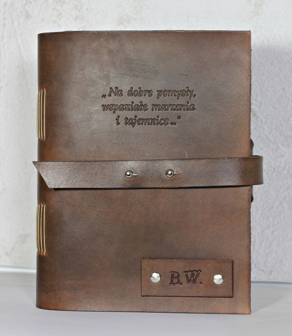 recznie szyte skorzane notesy meski pomysl na prezent unikalni pl