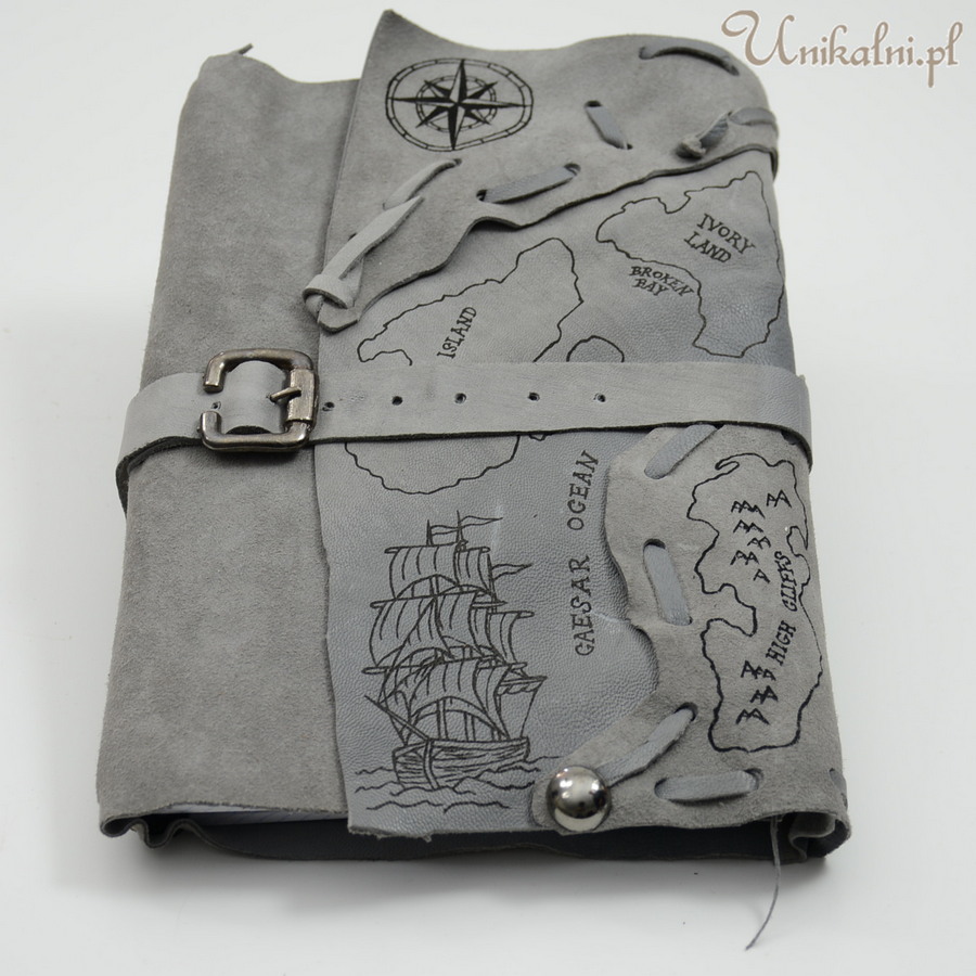 skorzany notes z recznie malowana okladka personalizacja unikalni pl