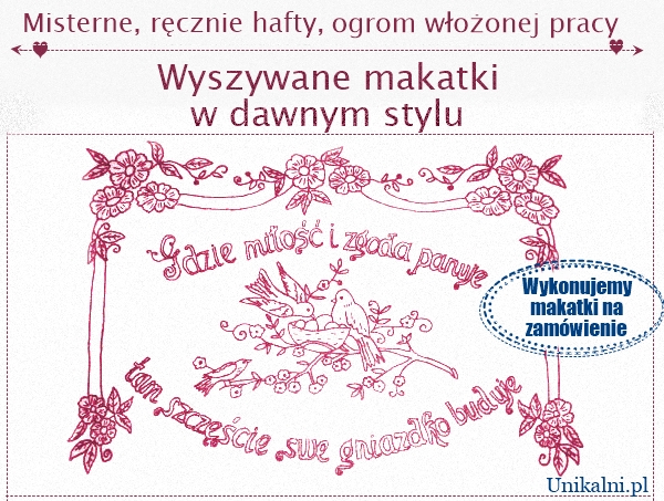 staropolskie makatki kuchenne na zamowienie unikalni pl