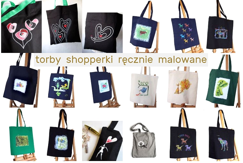 TORBY NA ZAKUPY recznie MALOWANE UNIKALNI PL