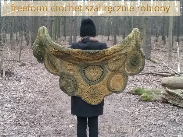 freefrom crochet szal recznie robiony unikalni pl