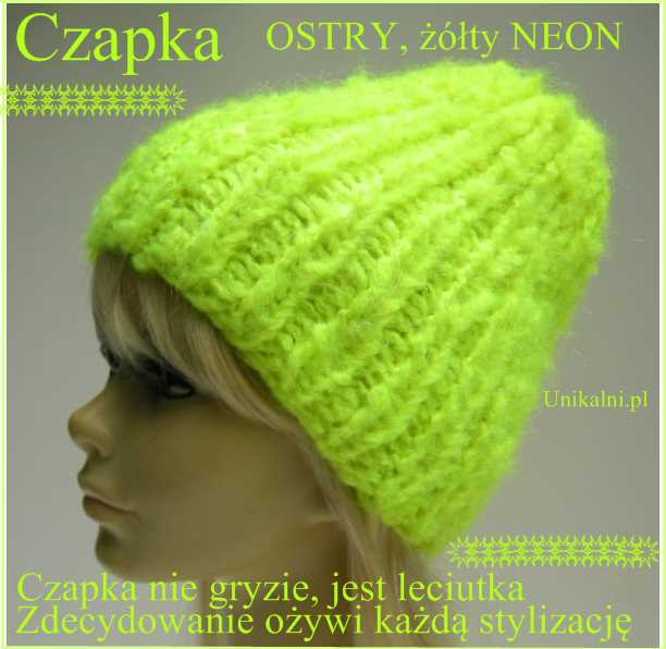 czapka neon oversize unikalni pl