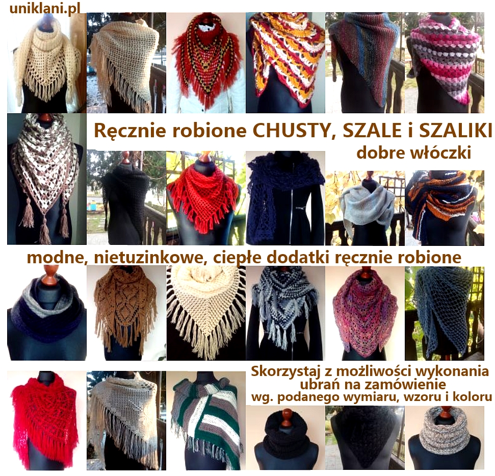szale chusty recznie robione OBNIZKI CEN unikalni pl