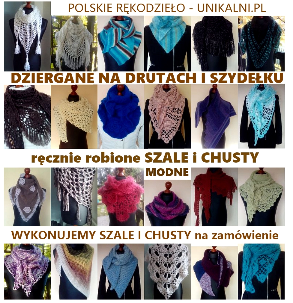 szale chusty recznie robione OBNIZKI CEN unikalni pl