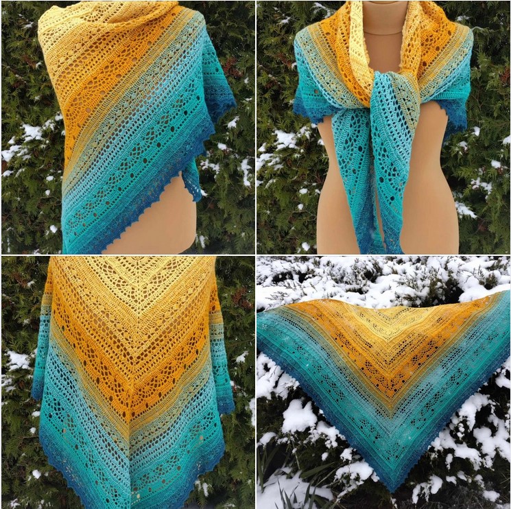 chusta recznie robiona