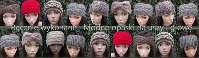 opaski na wlosy uszy i glowe wykonane na szydelku rekodzielo unikalni pl