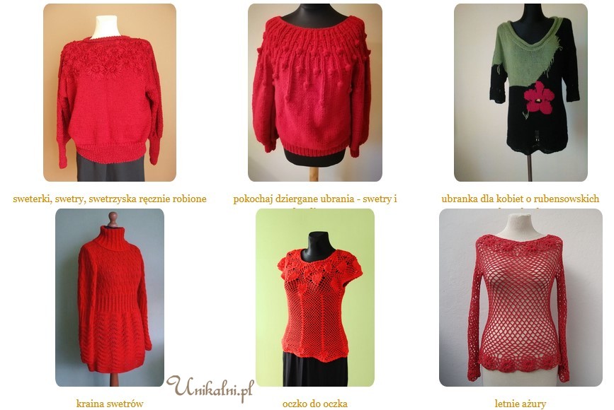 ubrania na szydelku recznie robione unikalni pl1