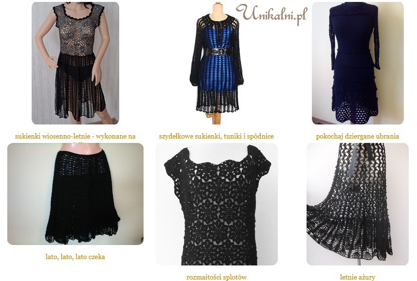 ubrania na szydelku recznie robione unikalni pl6