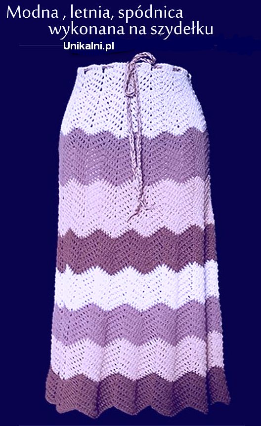 letnia spodnica na szydelku fiolet unikalni pl